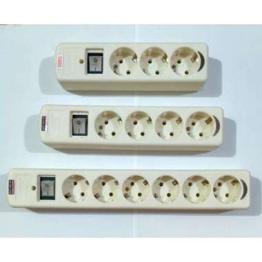 Stop Kontak Arde Switch on off nyala Loyal 3 Lubang