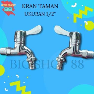 KERAN TAMAN KRAN TAMAN KRAN TEMBOK KRAN SINGLE PVC MURAH 1/2"