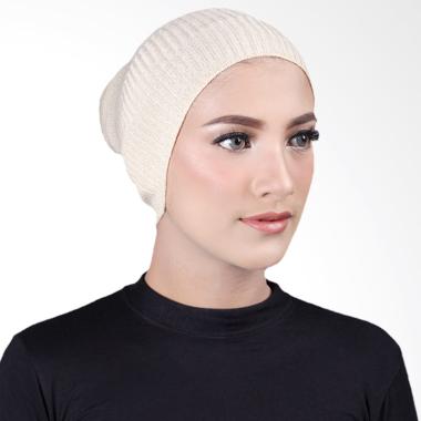 Cantik Kerudung  Misha Cape Rajut Inner Hijab ��� Cream No.7