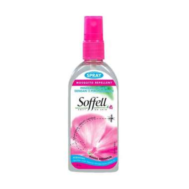 Soffel Bunga Geranium Penolak Nyamuk [80 mL/Spray]