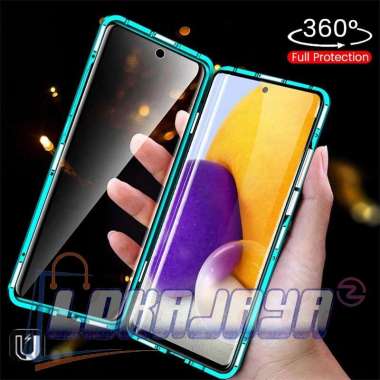 Case Samsung A32 - A52 - A72 Magnetic Double Sided Glass Depan Belakang Premium Hardcase Samsung A52