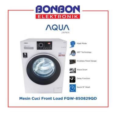 AQUA Mesin Cuci Front Loading 8.5KG FQW-850829QD / FQW 850829 QD