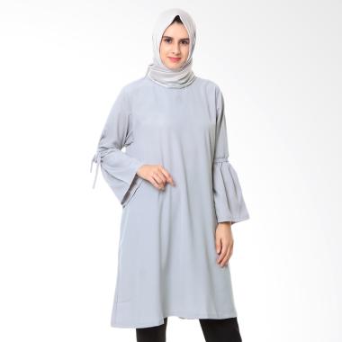 Covered Up Iswara Tunik Muslim Wanita - Grey