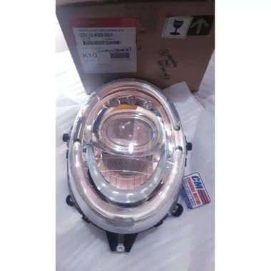 Lampu Depan Reflektor New Scoopy Esp Ring Velk 12 Lampu Led Asli Ahm Black