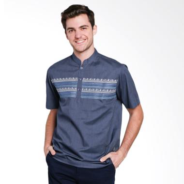 Al Mustika Downbook Baju Koko Pria - Blue