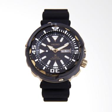 Seiko Prospex Automatic Baby Tuna Divers 200M Jam Tangan Pria - Black Gold Rubber Strap [SRPA82K1] G