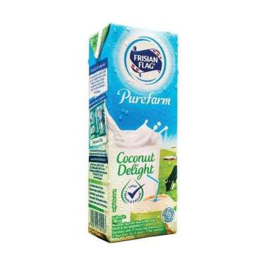 Promo Harga Frisian Flag Susu UHT Purefarm Coconut Delight 225 ml - Blibli