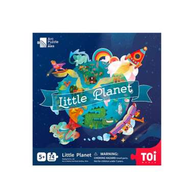TOI Mermaid Little Planet Puzzle mainan edukasi anak pajangan dinding Little Planet