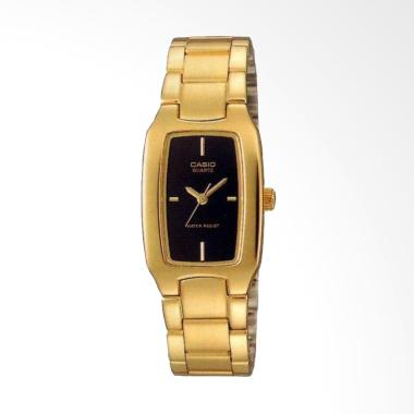 CASIO LTP-1165N-1CRDF Rectangle Sha ... Jam Tangan Wanita - Gold