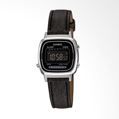 CASIO LA670WL-1BDF Digital Illuminator Jam Tangan Wanita - Black