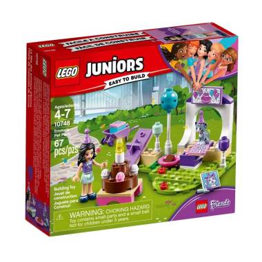 LEGO 10748 Juniors Emma's Pet Party Mainan Edukasi