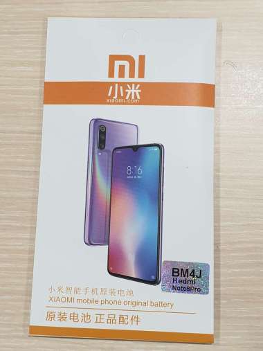 Baterai Original Batere Xiaomi Redmi Note 8 Pro / BM4J Battry Full Cell Doubel IC