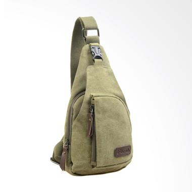 Enable Man Kasual Canvas MB Tas Selempang Unisex - Green