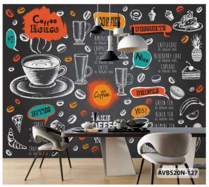 Wallpaper Dinding Cafe 3d Image Num 69