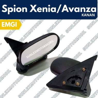 EMGI Kaca Spion Daihatsu Xenia Avanza Manual Kanan Rh 5085 Black