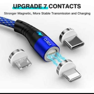 Kabel Data Magnetic Fast Charging Kabel Data Type C / Micro USB / IOS