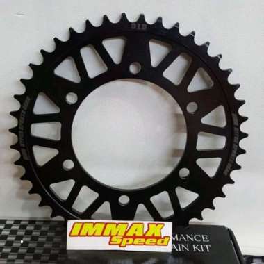 DID Gear Belakang Baja Black Yamaha R25 MT25 Kawasaki Ninja 250 z250 fi karbu R 520 Gir 43T 43 Blkg 