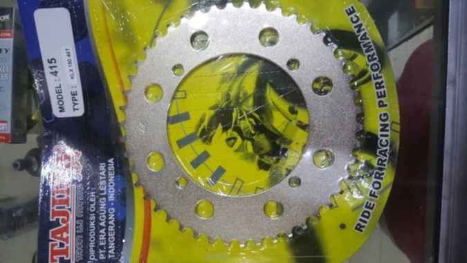 Sprocket Gir Gear Belakang Kawasaki KLX DT 150 Dtracker TIPIS 415 44 45 46 47 48 51 55 44T 45T 46T 4
