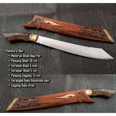 Golok Kebun Pattimura Ukir 30 Cm