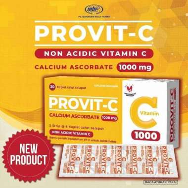 Provit C 1000 mg - vitamin C - HARGA UNTUK 1 STRIP ISI 6 TABLET