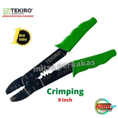 Tekiro Five way deluxe crimping tool 9" / tang skun / tang crimping