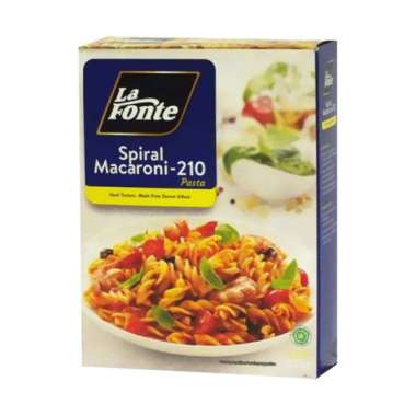 LA FONTE Spiral Macaroni Pasta [225 g]