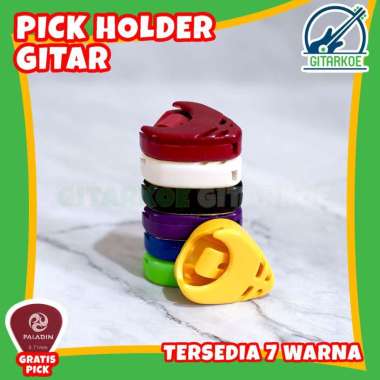 Pick Holder Gitar Tempat Pick Gitar Pick Case Hitam