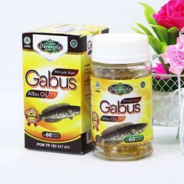 Kapsul Ikan Gabus 77 Oil Darusyifa | Ekstrak Gabus Oil Syifa Herbal Gabus 77 Darusyifa