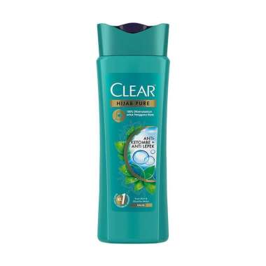 Promo Harga Clear Shampoo Hijab Pure Anti Ketombe & Anti Lepek 320 ml - Blibli