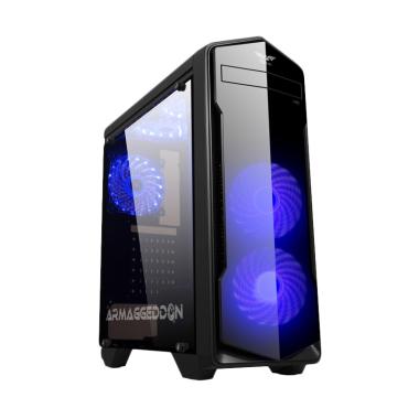 Armaggeddon T5X PRO Casing Gaming Komputer - Hitam