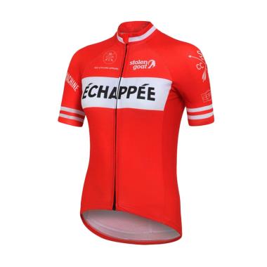 Stolen Goat Women���s Limited Edition Echappee Red Cycling Jersey Pakaian Sepeda Wanita - Red
