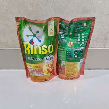 Promo Harga Rinso Liquid Detergent + Molto Royal Gold 750 ml - Blibli