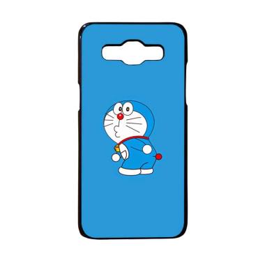 Bunnycase Doraemon Simple Blue L0132 Custom Hardcase Casing For Samsung Galaxy J2 Prime