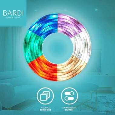 BARDI Lampu LED Strip RGBWW Wifi 2 Meter