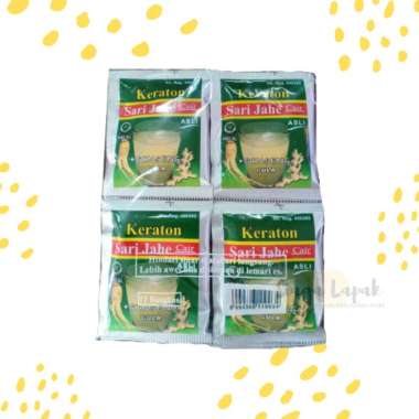 Sari Jahe Keraton Asli Cair Ekstrak ginseng MURAH - isi 12 sachet