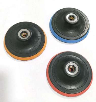 Tatakan Amplas Bulat 4" (inch) - Pad amplas Bulat 4inch grinda (D439)