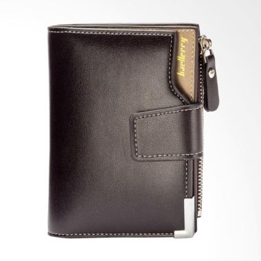 Baellerry Short Zipper Dompet Pria - Coklat
