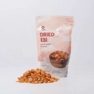 Crystal of the Sea - Dried Ebi 80G - Udang Ebi Kering Bebas Kotoran, Formalin & Pengawet (Low Salt)