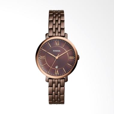 Fossil Jacqueline ES4275 Jam Tangan Wanita - Brown Rose Gold [Original]
