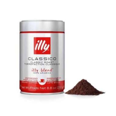 ILLY ESP GROUND COFFEE 250GR CAN