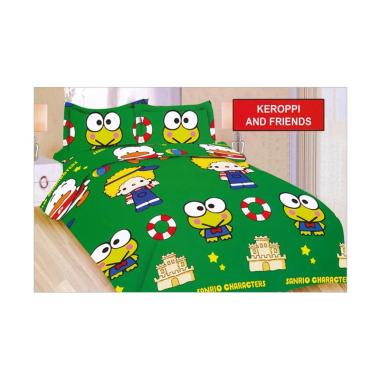 Bonita Motif Keropi & Friend Set Sprei - Hijau