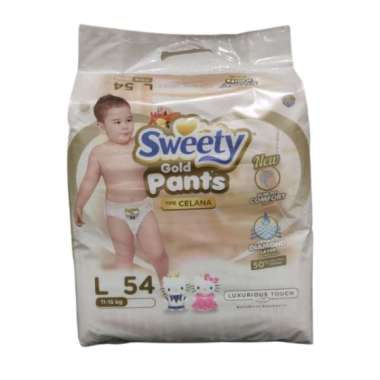 Promo Harga Sweety Gold Pants L54 54 pcs - Blibli