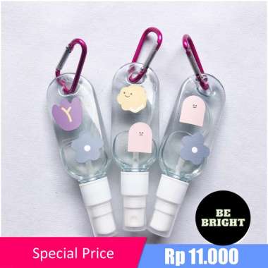 Hand Sanitizer Antiseptic Cair Spray Gantung / Gantungan Kunci Tas
