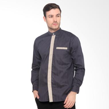 Efesu Andel Baju Koko - Abu Tua Kombinasi Khaky