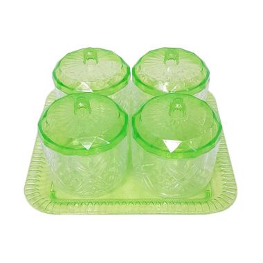 Sun Flower Set Toples Plastik Hijau