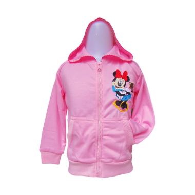Rainy Collections Karakter Minnie Mouse Jaket Anak - Baby Pink