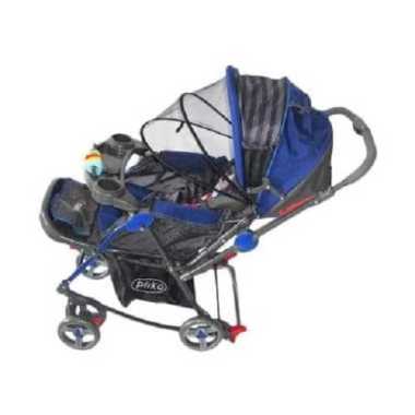 Pliko Grande 268 Kereta Dorong Bayi/Baby Stroller MultiFungsi Biru