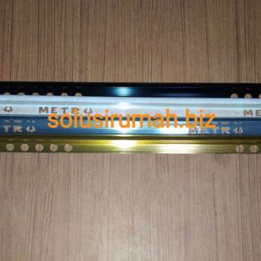 KUKU MACAN ALUMINIUM TEBAL 125CM GRANITE GRANIT TRIM LIS LIST BON BON - marble brown