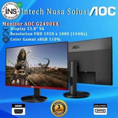 Promo Saleprice Monitor Aoc 2490Vx 23.8 