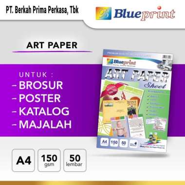 BLUEPRINT Kertas Art Paper - A4 150 gsm